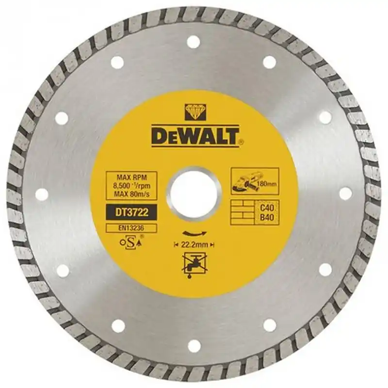 DeWALT DT3722-QZ Professional Economy Diamant-Trennscheibe 180 x 22,20 x 2,4 mm Sonderaktion