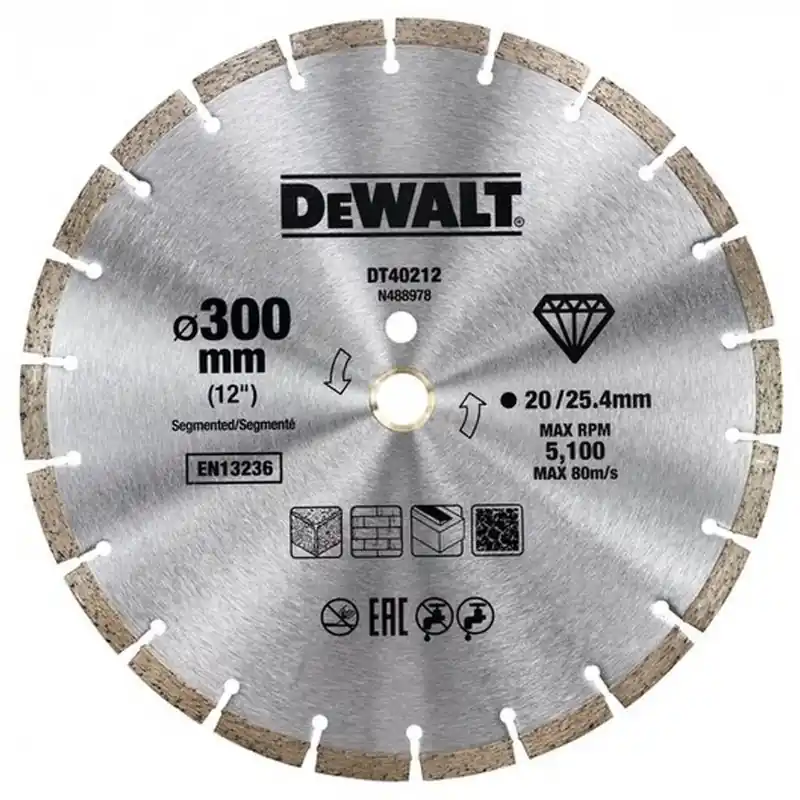 Garantierte Lieferung DeWALT DT40212-QZ Diamanttrennscheibe Eco1 Universal 300 x 25,4 mm