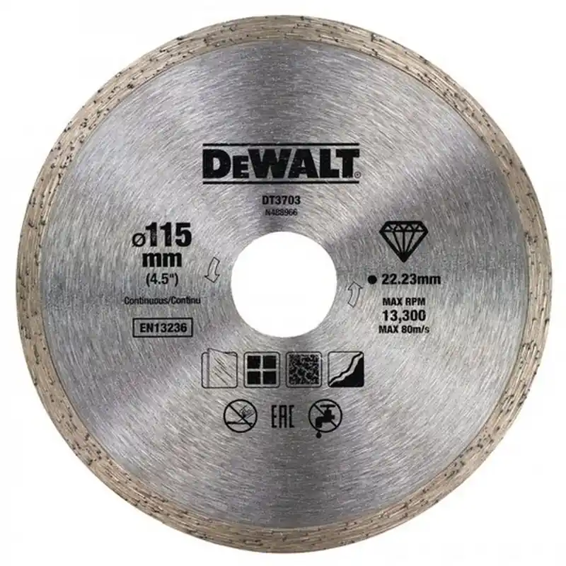 DeWALT DT3703-QZ Professional Economy Diamant-Trennscheibe 115 x 22,20 mm Schneller Versand