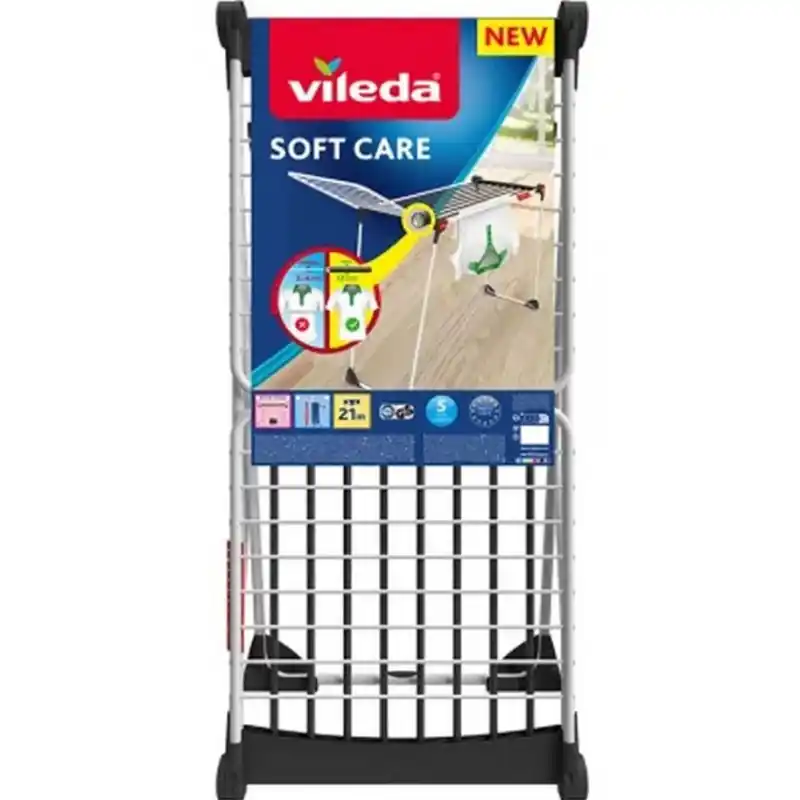 Markenprodukt VILEDA Soft Care Wäscheständer 21m 170774