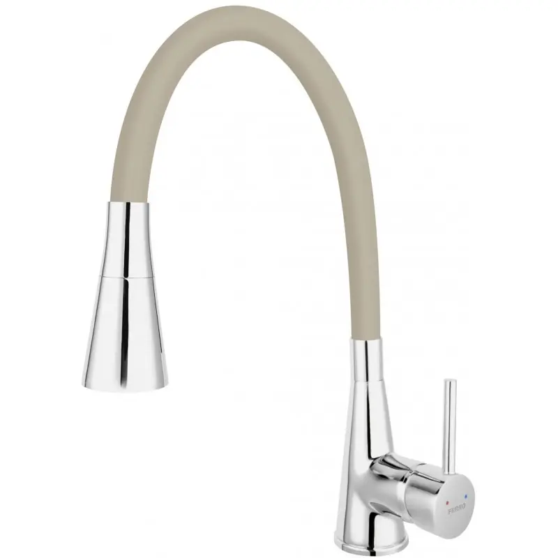 Bestpreis FERRO ZUMBA II Flexible Küchenarmatur Spültischarmatur Spülen Wasserhahn, Beige BZA42P
