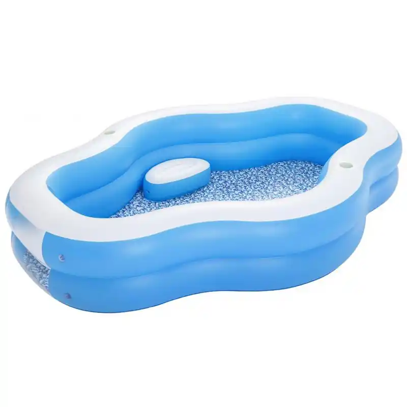 Echt BESTWAY Splash View Family Pool mit Seitenfenster, 270 x 198 x 51 cm 54409