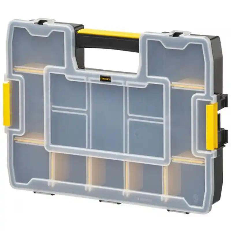 Schneller Versand Stanley 1-97-483 SortMaster Junior Stapelbarer Organizer mit 14 Fächern 37,5x29,2x6,7cm