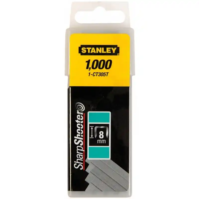 Stanley 1-CT305T Flachklammern für 6-CT10X, 8mm, 1000 Stück Sonderangebot