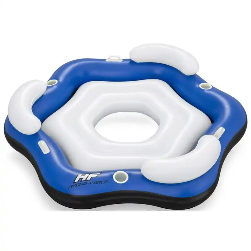 Kracherpreis BESTWAY Hydro-Force X3 3-Personen-Badeinsel 199 x 176 cm 43111