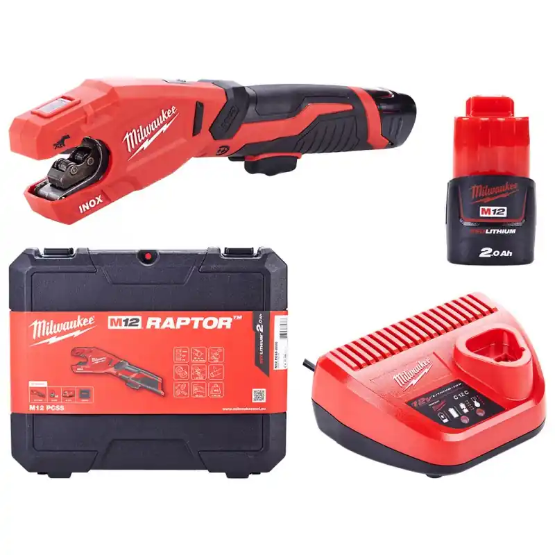 Meistverkauft Milwaukee M12 PCSS-202C Akku Edelstahl-Rohrabschneider 2x 2Ah, Koffer 4933479242