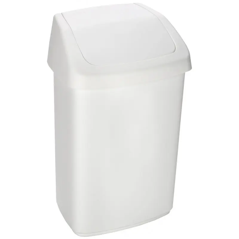 CURVER SWING BIN 10L Mülleimer 24,6 x 19,8 x 37,3 cm weiß 03984-026 Schneller Versand