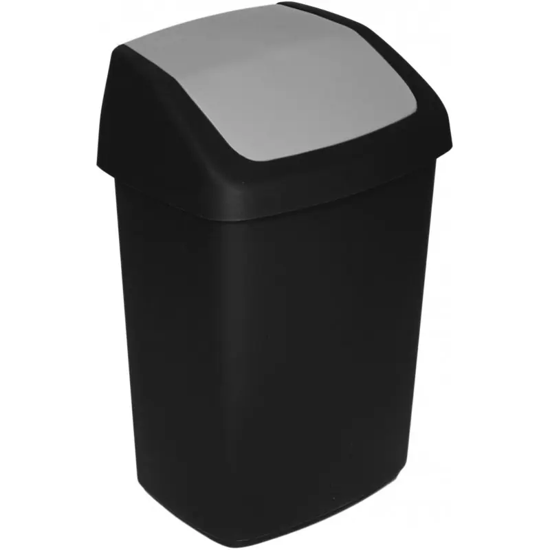 Online Kaufen CURVER SWING BIN 10L Mülleimer 24,6 x 19,8 x 37,3 cm schwarz 03984-Y09