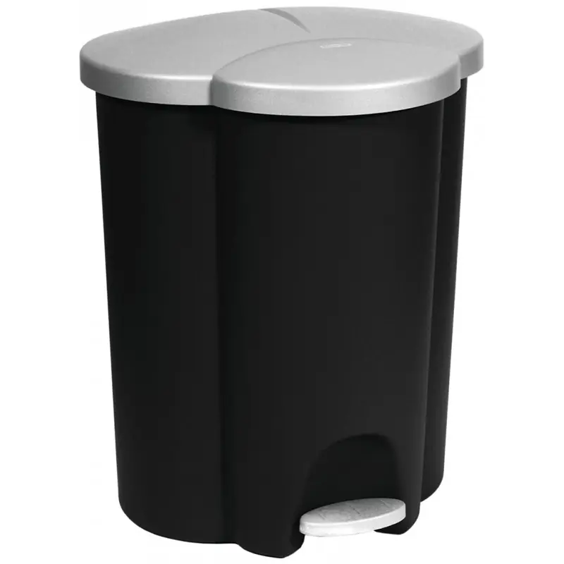 CURVER TRIO PEDAL BIN 40L Treteimer 47,8 x 39,4 x 59,2 cm schwarz 03942-26 Kracherpreis