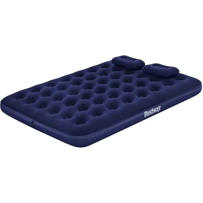 BESTWAY Pavillo Luftbett Aerolux mit Handpumpe und 2 Kissen, 203 x 152 x 22 cm 67374 Meistverkauft
