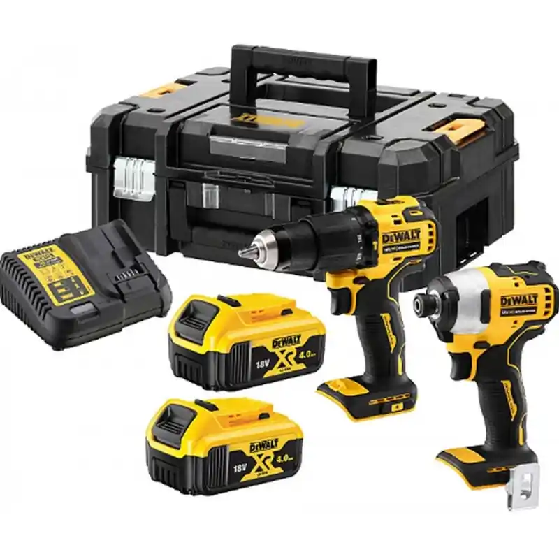 DeWALT DCK2062M2T-QW Combo-set DCD709 + DCF809 (18V, 2 x 4,0Ah) Koffer TSTAK Kracherpreis