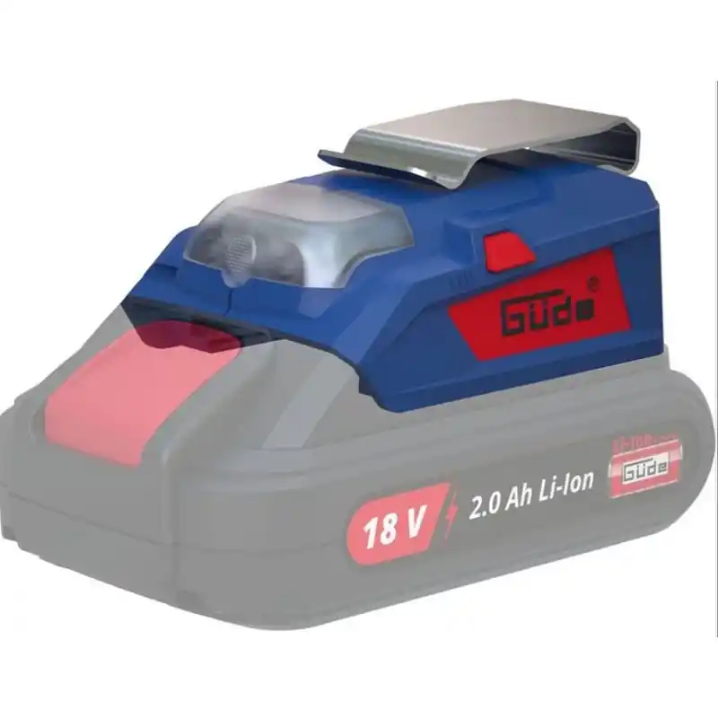 Abverkauf GÜDE UAL 18-0 Akku-USB-Adapter 18 Volt Licht Handy laden 58425