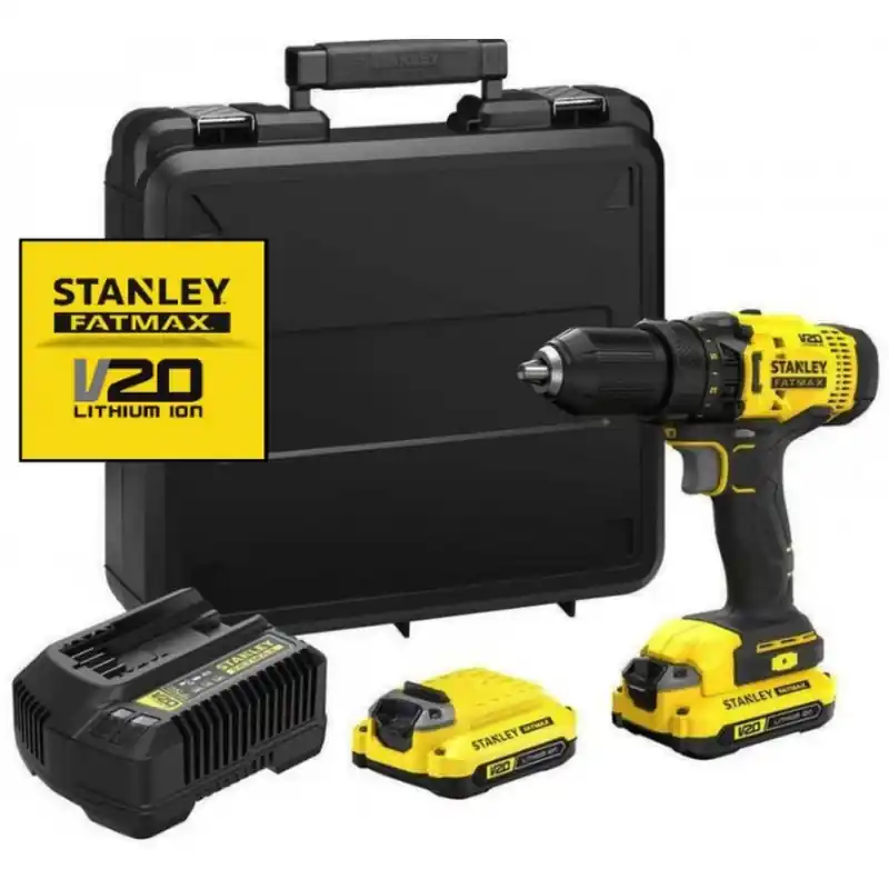 Jetzt Bestellen Stanley SFMCD700C2K FatMax V20 Akkubohrer (50Nm/18V/2x1,5Ah), Koffer