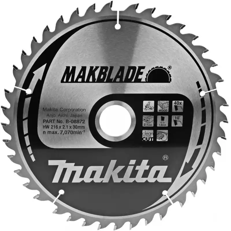 Makita B-08872 Sägeblätt Makblade T.C.T, 216x30mm, 40T Beliebt