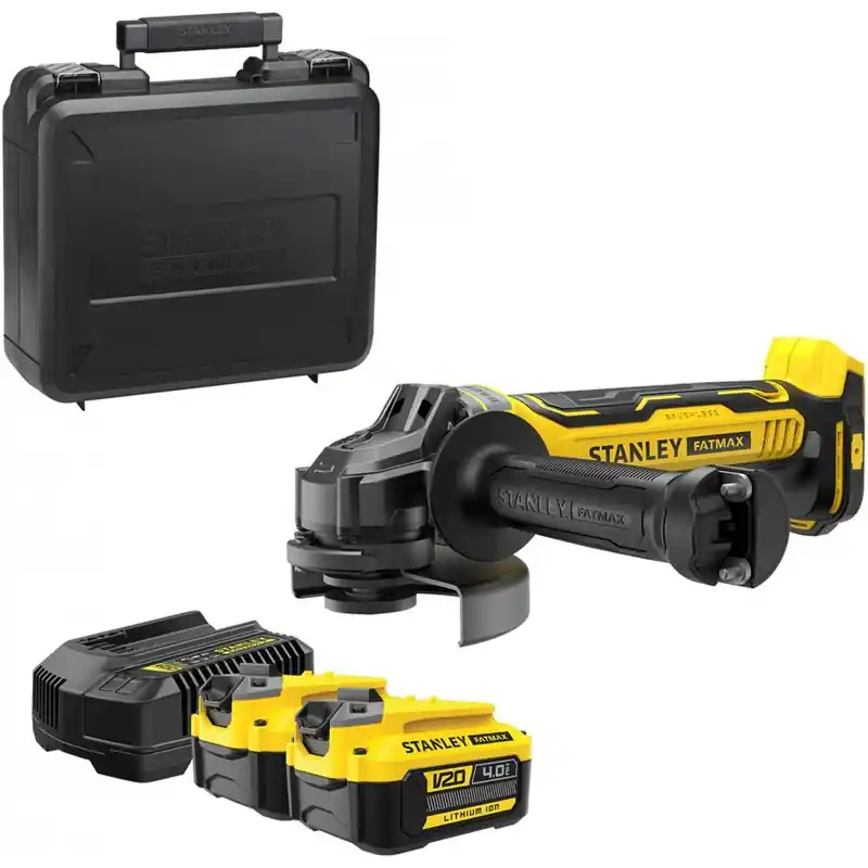 Stanley SFMCG700M2K-QW FatMax V20 Winkelschleifer 125mm (18V/2x4,0Ah), Koffer Jetzt Bestellen