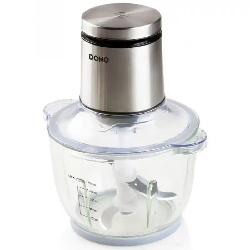 DOMO Zerkleinerer 400W, Edelstahl DO9244MC Neue Ware