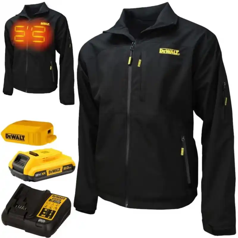 DeWALT DCHJ090BD1-L Heizjacke, Größe L, 18V XR, 1 x akku DCB183, 1x DCB107 Heißes Angebot