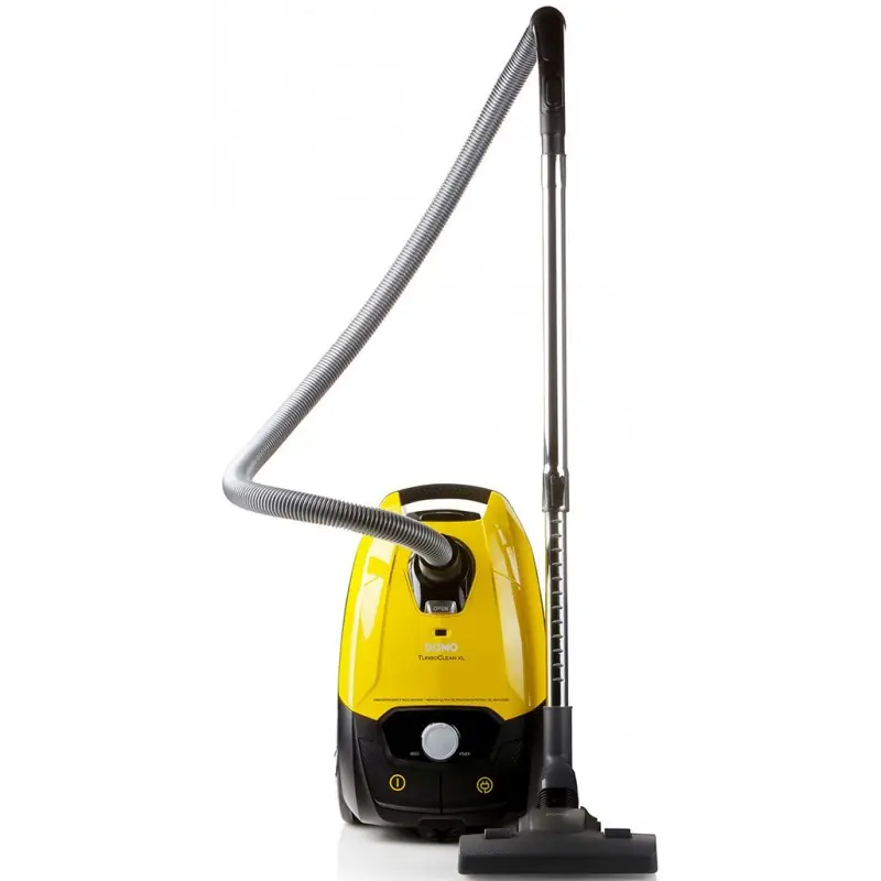 Preiswert DOMO Staubsauger mit Staubbeutel 800W, Schwarz, Gelb DO7294S