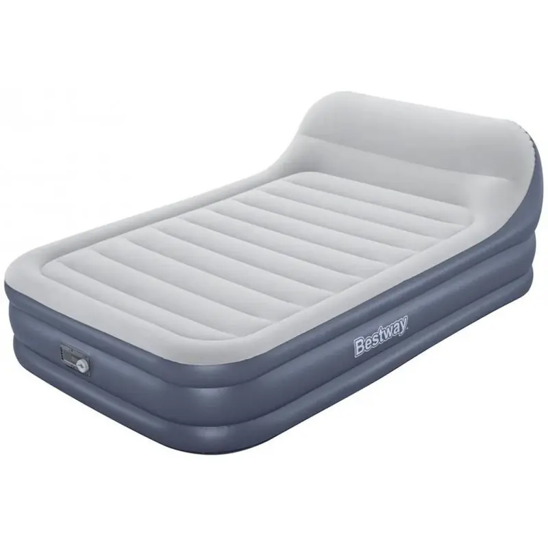 Heißes Angebot BESTWAY TriTech SleekFlow Luftbett mit Kopfteil Luftpumpe, 226 x 152 x 84 cm 67923