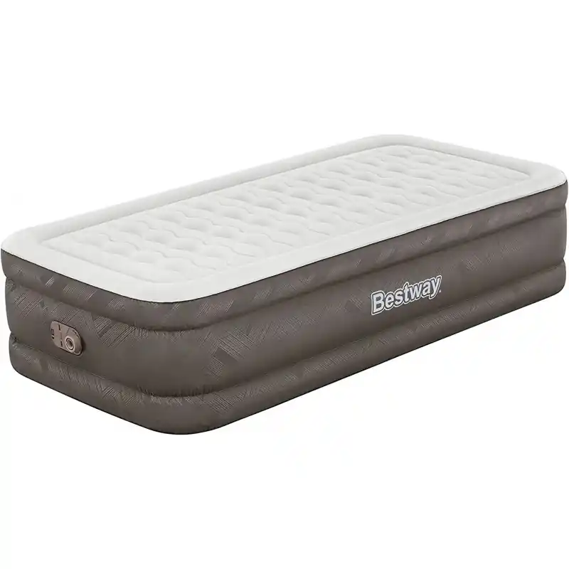 Schnäppchen BESTWAY Fortech Twin Luftbett mit integrierter Elektropumpe, 191 x 97 x 46 cm 69048
