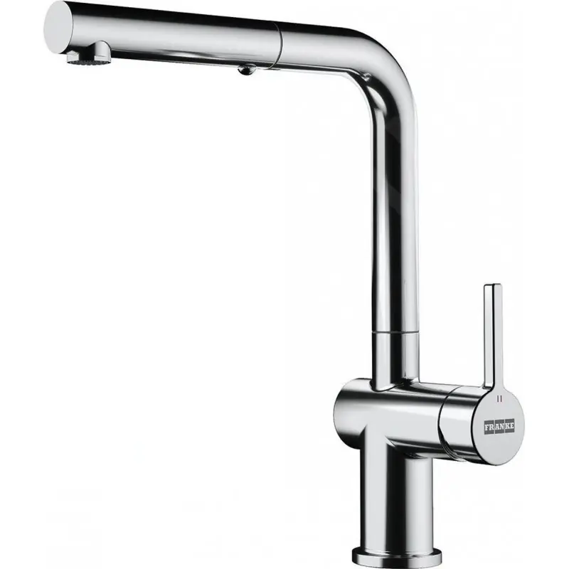 Sonderaktion FRANKE FN 6560.031 ACTIVE NEW Küchenarmatur, Chrom, Vorfenster Zugauslauf 115.0653.391