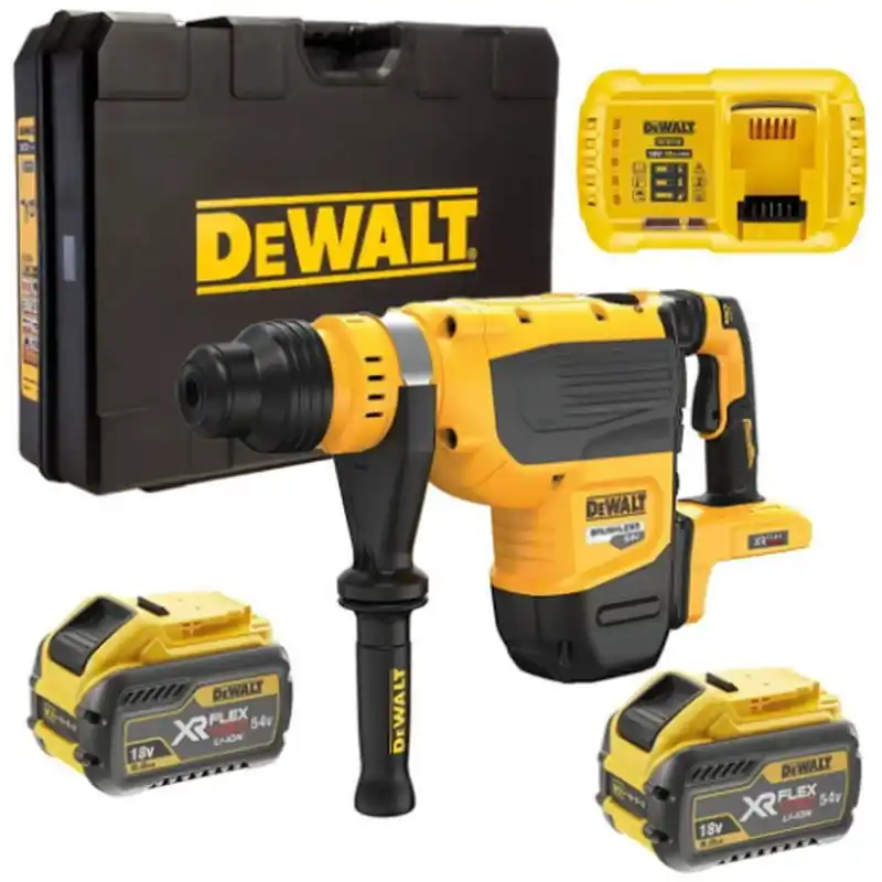 Markenware DeWALT DCH735X2-QW Akku-Kombihammer SDS-Max XR FlexVolt (13,3J/54V/2x9,0Ah) Tstak