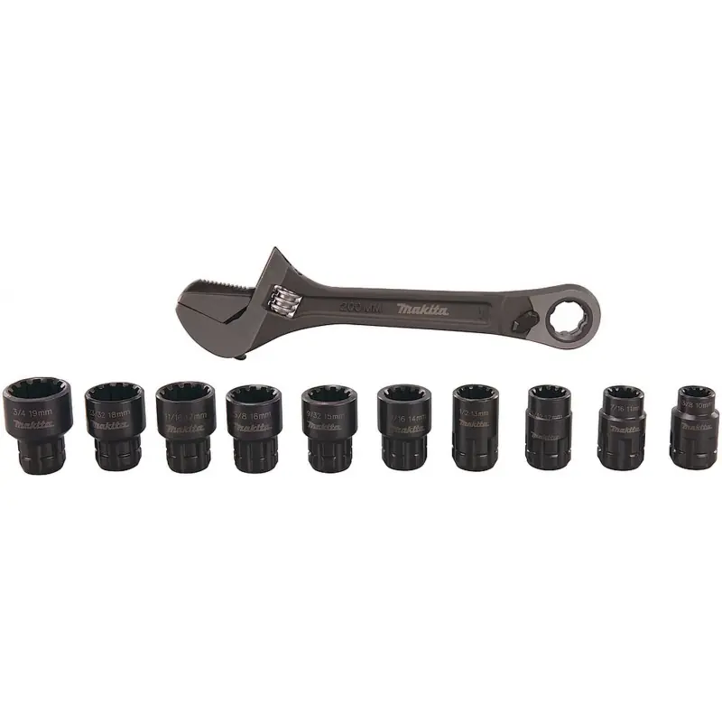 Makita B-65458 Rollgabelschlüssel-Set 10tlg Must-Have