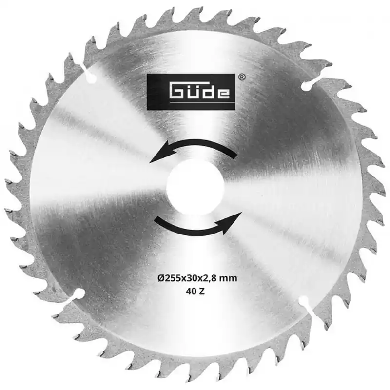 Abverkauf GÜDE Holzsägeblatt HM 255x30x40Z 55264