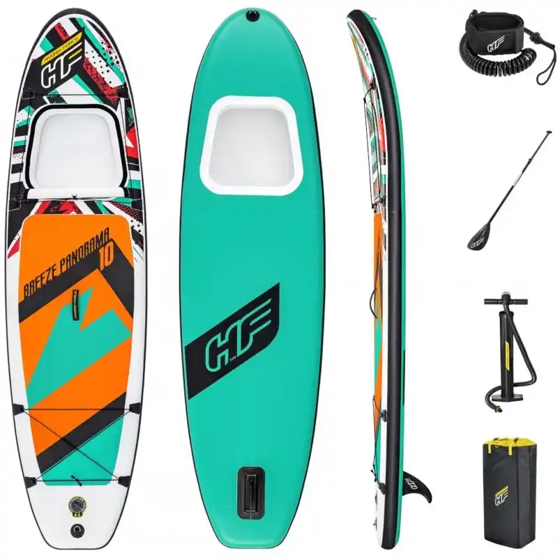 BESTWAY Hydro-Force Breeze Panorama SUP Allround Board-Set, 305 x 84 x 12 cm 65377 Top-Seller