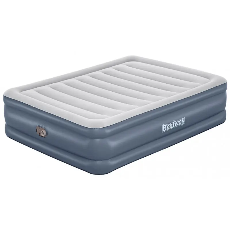 BESTWAY TriTech Queen Luftbett mit integrierter Elektropumpe, 203 x 152 x 51 cm 6713I Finale Aktion