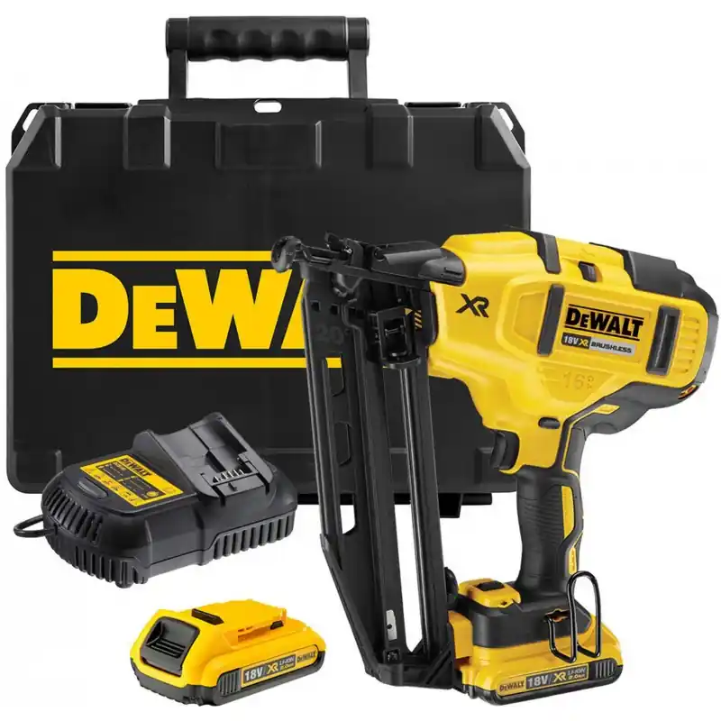 Top-Preis DeWALT DCN660D2-QW Akku-Nagler XR (63mm/2x2,0Ah/18V) Tstak