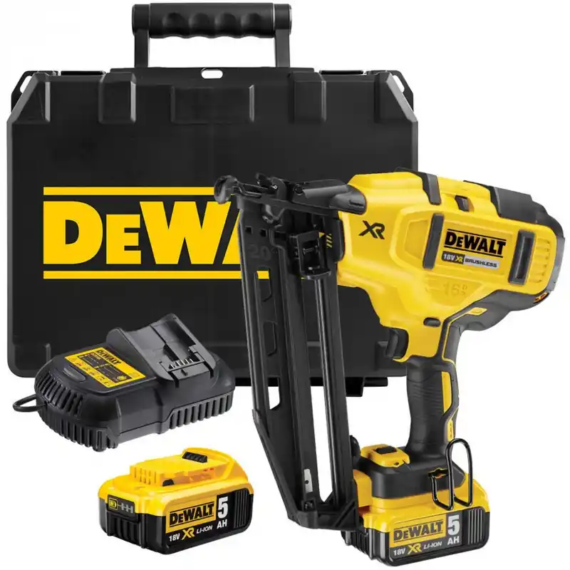 Bestpreis DeWALT DCN660P2-QW Akku Nägle 63 mm XR (18V/2x5,0Ah) Tstak