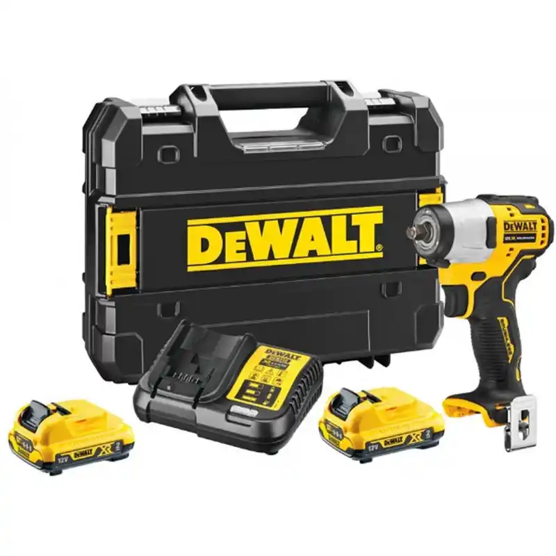 Abverkauf DeWALT DCF902D2-QW Akku-Schlagschrauber 3/8" (168Nm/12V/2x2,0 Ah) Tstak