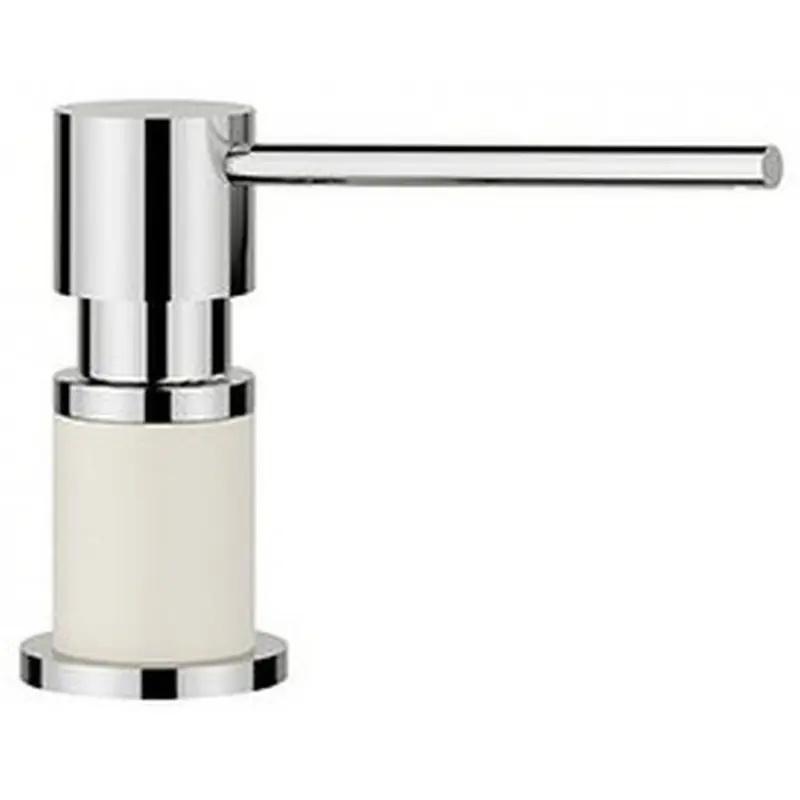 Kracherpreis BLANCO LATO Spülmittelspender Silgranit-Look, softweiss/chrom, 526955