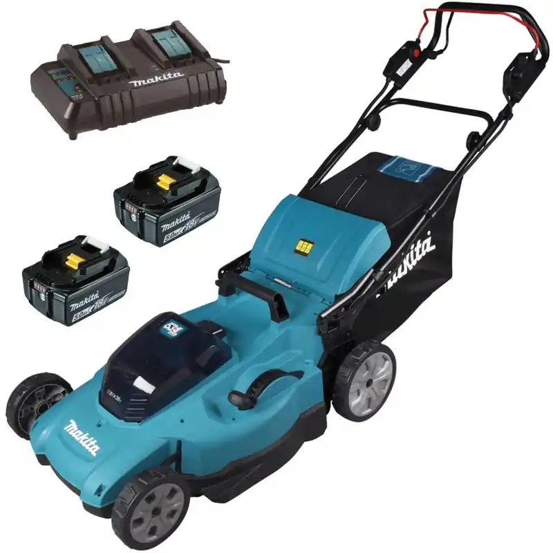 Abverkauf Makita DLM539CT2 Akku-Rasenmäher 530mm Li-ion LXT (2x5,0Ah/18V)