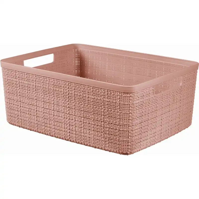 Top-Preis CURVER JUTE M 12L Körbchen 36 x 28 x 15 cm, rosa 01905-204