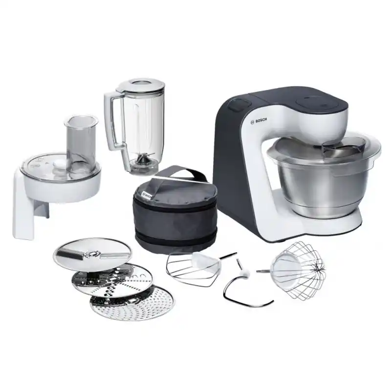 Nur Heute Bosch MUM5 Küchenmaschine (700W/Weiß, anthrazit) MUM52120