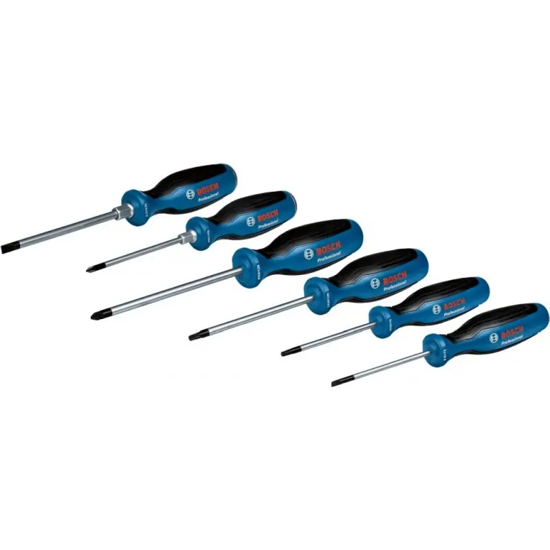 BOSCH Combo Kit Schraubendreher-Set, 6-tlg., SL/PH/PZ/TX 1600A02CV3 Sale