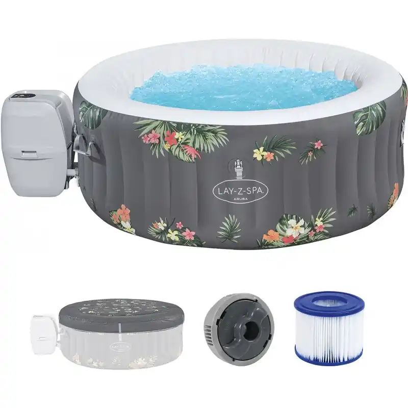 BESTWAY Lay-Z-Spa Aruba AirJet Whirlpool, 170 x 66 cm, 2-3 Personen 60061 Abverkauf