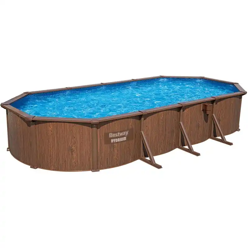 BESTWAY Hydrium Stahlwandpool Komplett-Set, 730 x 360 x 130 cmmit Sandfilteranlage 561CW Knallerangebot
