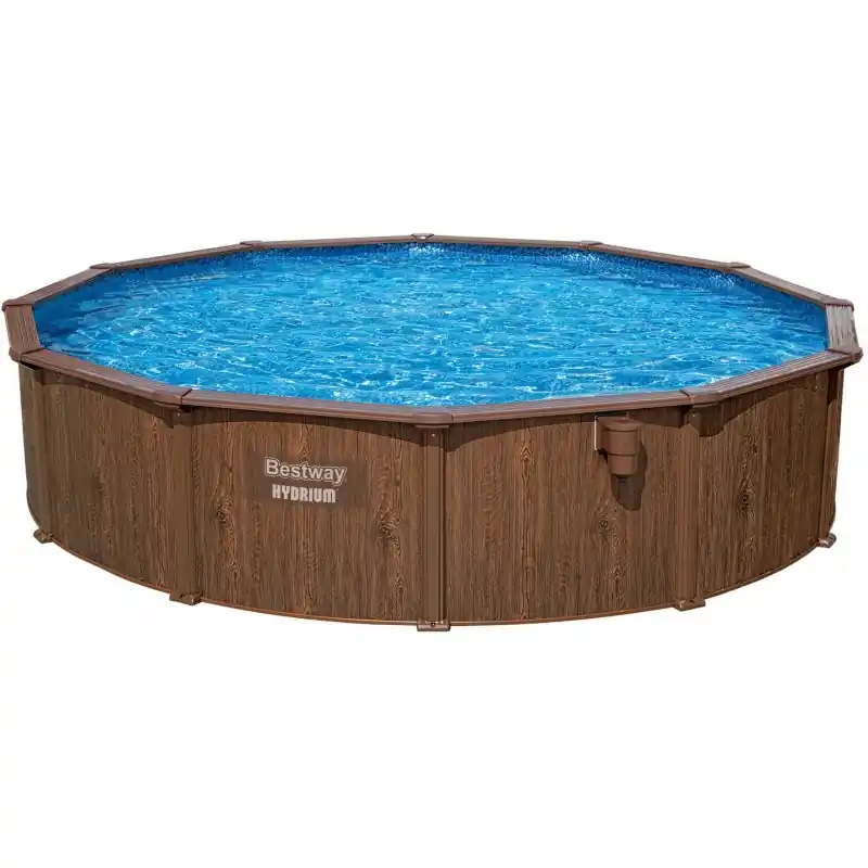Schnäppchen BESTWAY Hydrium Stahlwandpool Komplett-Set 550 x 130 cm, mit Sandfilteranlage 561CS