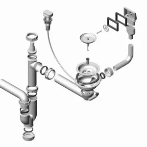 ALVEUS Siphon 1XSP 114-PP, POP-UP-Steuerung 1105296 Jetzt Kaufen