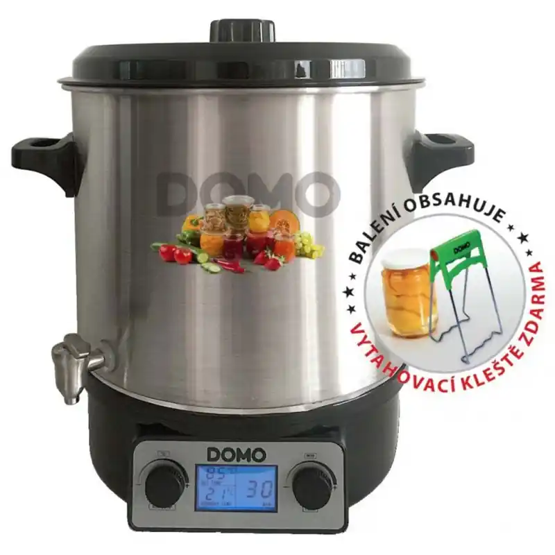 Nur Für Kurze Zeit DOMO Einkochautomat, Edelstahl mit LCD (27 l / 2000W) DO42326PC
