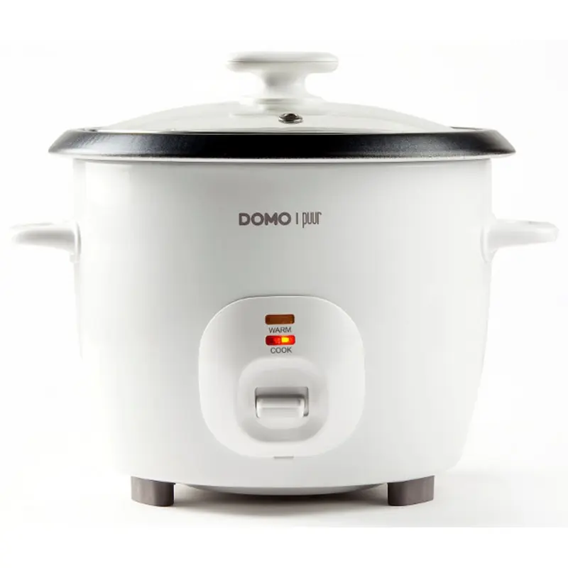 DOMO Elektrischer Reiskocher (1,3 Liter/ 500Watt ) DO9176RK mit Warmhaltefunktion DO9176RK Neu