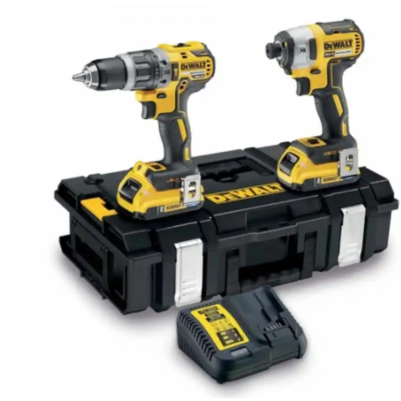 DeWALT DCK266P2LR Combo set (DCD796) + (DCF887) + (18V/2x5.0Ah) + (DCB115) + Tstak Billig