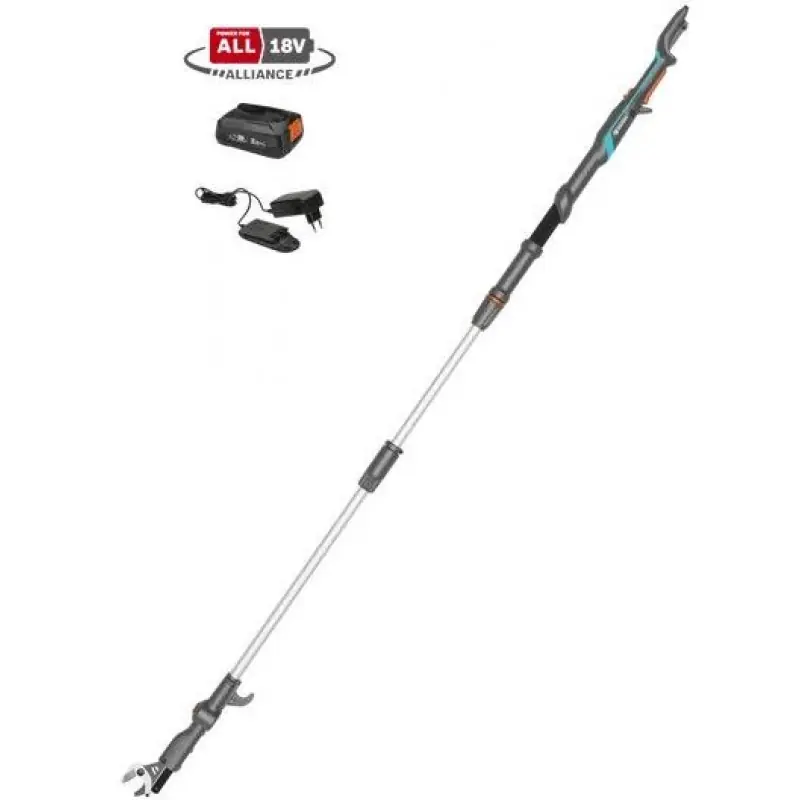 Gardena HighCut 250/18V P4A Akku-Teleskop-Baumschere, (1x2,0Ah) 14774-20 Sichere Zahlung