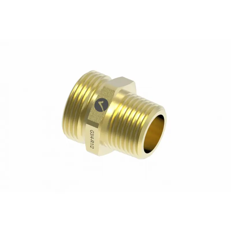 MERABELL Reduzierter Übergangsnippel G3/4" - R1/2" für Rohr DN15 M0217 Zertifiziert
