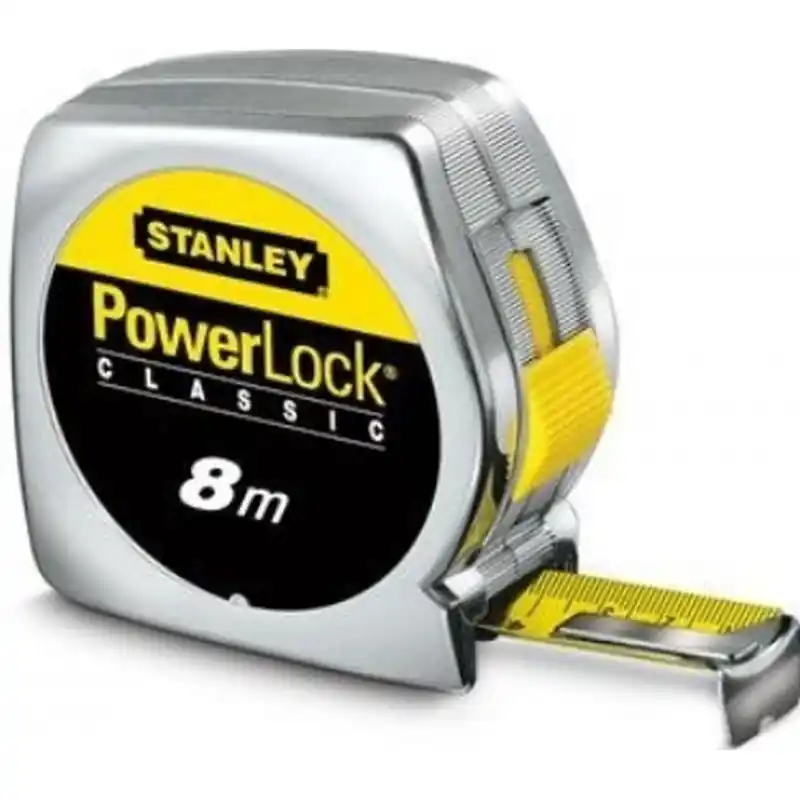 Stanley 1-33-198 PowerLock Bandmass (Kunststoff) 8m/25mm Beliebt