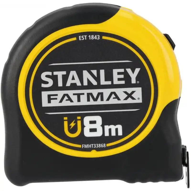 Stanley FMHT0-33868 FatMax BladeArmor Bandmaß mit Magnethaken 8 m/32 mm Must-Have