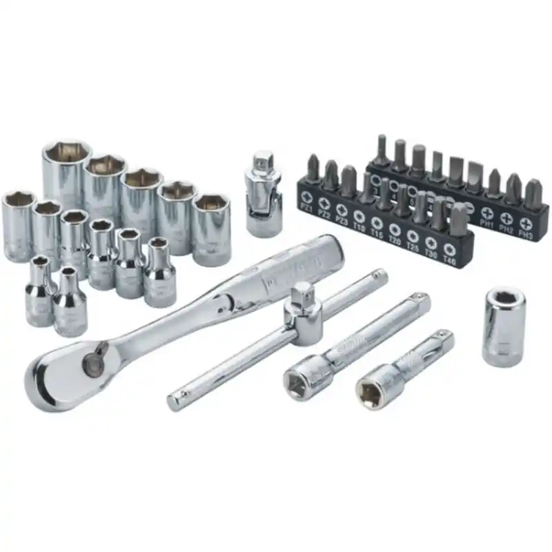 Angebot DeWALT DWMT19238-1 Werkzeuge 37-teiliges Set von Köpfen mit Ratschen 1/4"